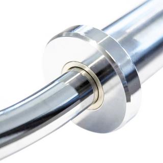 GladiatorFit  Curl Bizepsstange 120cm Stahl Ø 50mm + 2 Scheibenstopper GladiatorFit 