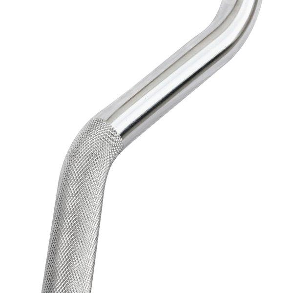 GladiatorFit  Curl Bizepsstange 120cm Stahl Ø 50mm + 2 Scheibenstopper GladiatorFit 