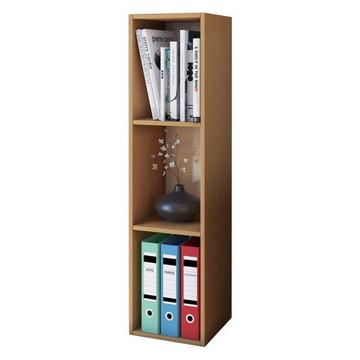 Holzregal stehend | platzsparendes Regal | Maße: H. 107 x B. 34 x T. 30 cm | Elegantes Regal stehend | Aufbewahrungsregal | Bücherregal - Mendas