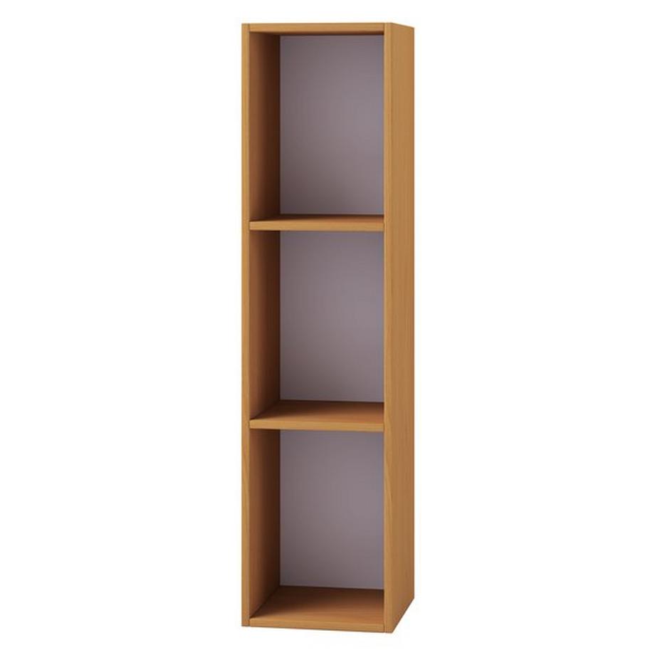 VCM Holzregal stehend | platzsparendes Regal | Maße: H. 107 x B. 34 x T. 30 cm | Elegantes Regal stehend | Aufbewahrungsregal | Bücherregal - Mendas  