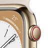 Apple  Apple Watch Series 8 OLED 45 mm 4G Oro GPS (satellitare) 