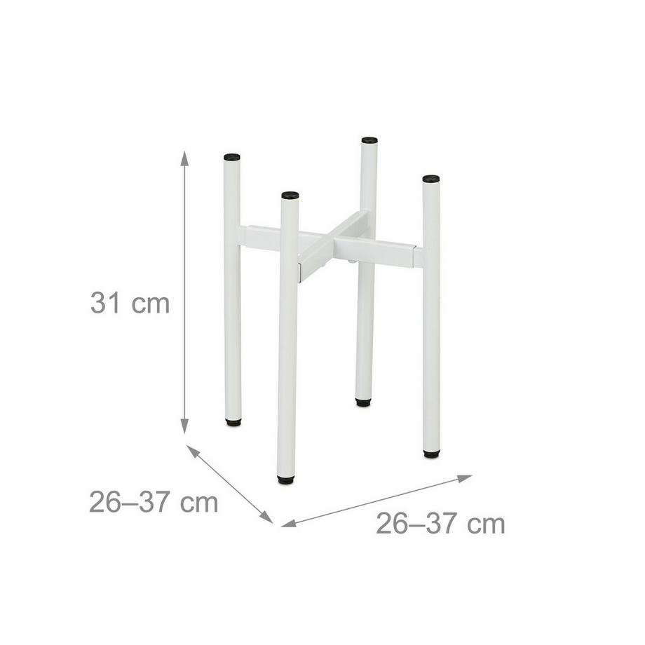 B2X Support pour plantes réglable Ensemble de 2  