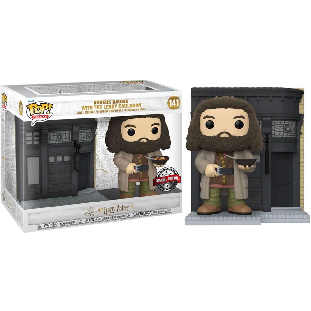 Funko  Figura POP Harry Potter Diagon Alley Rubeus Hagrid Il calderone traballante Esclusivo 