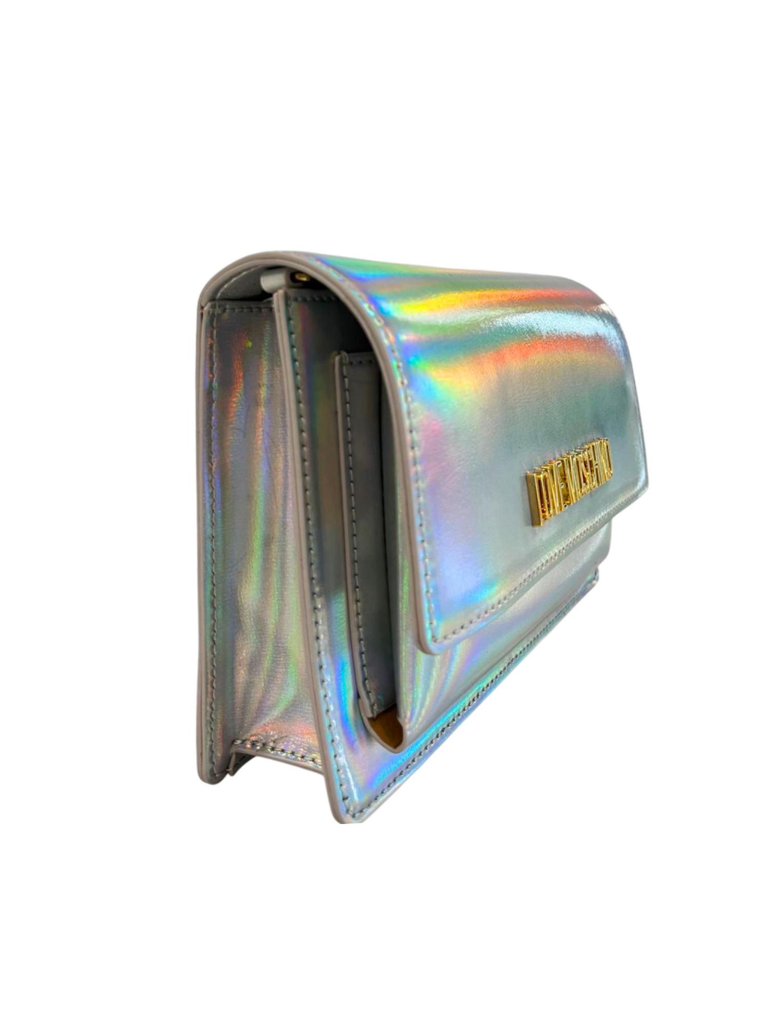 LOVE MOSCHINO Holografische Umhängetasche  