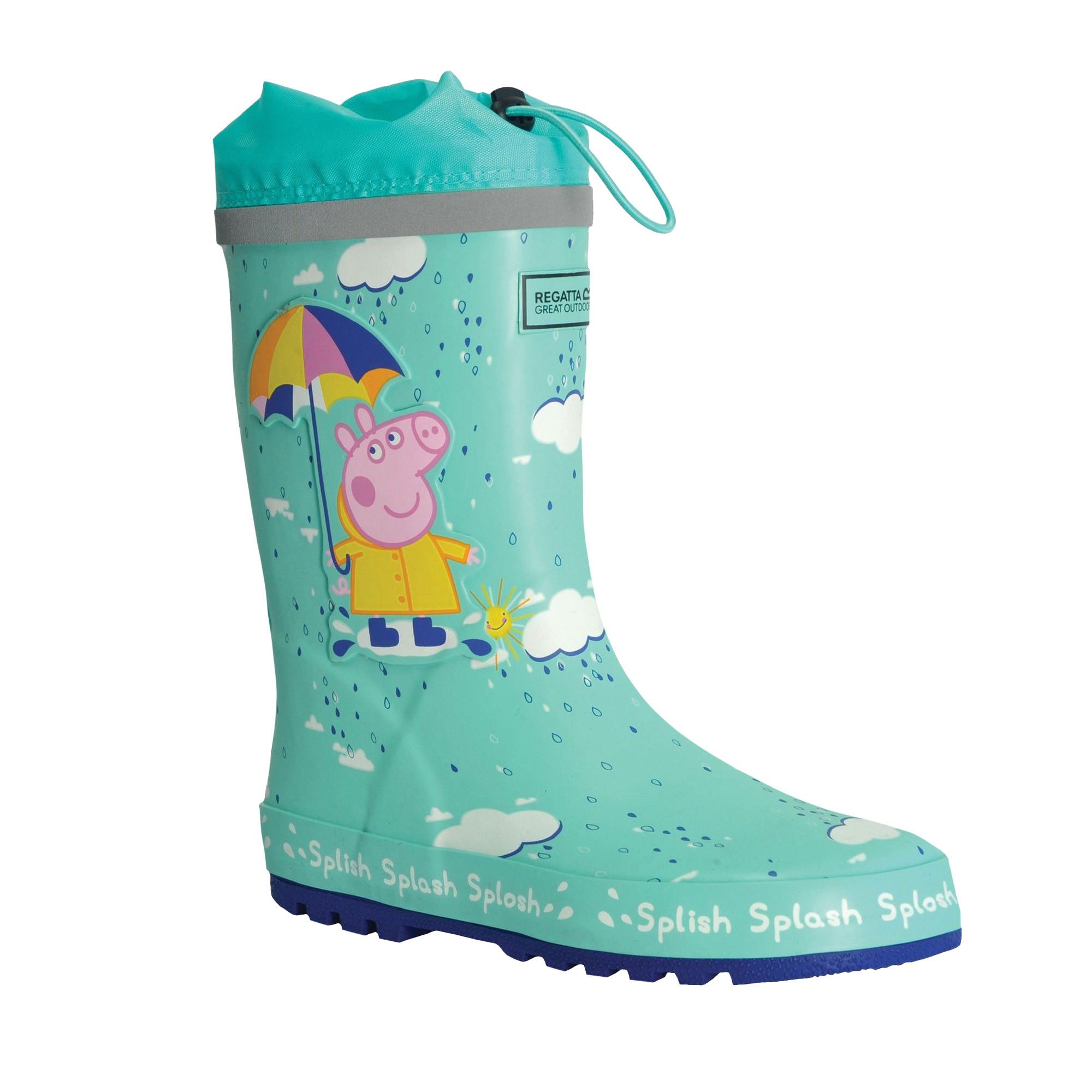 Image of Gummistiefel, Splash Unisex Hellblau 28