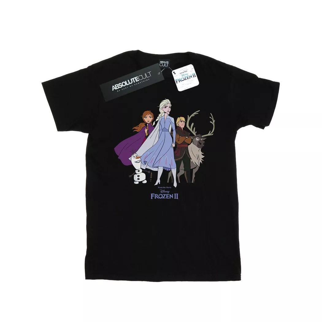 Disney - Frozen 2 TShirt, für Damen, Schwarz, Größe XL