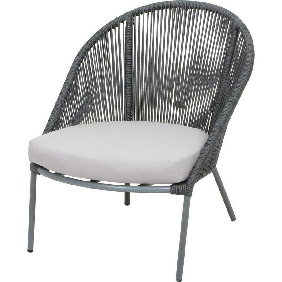 mutoni Gruppo di sedute da giardino Piraeus grigio  