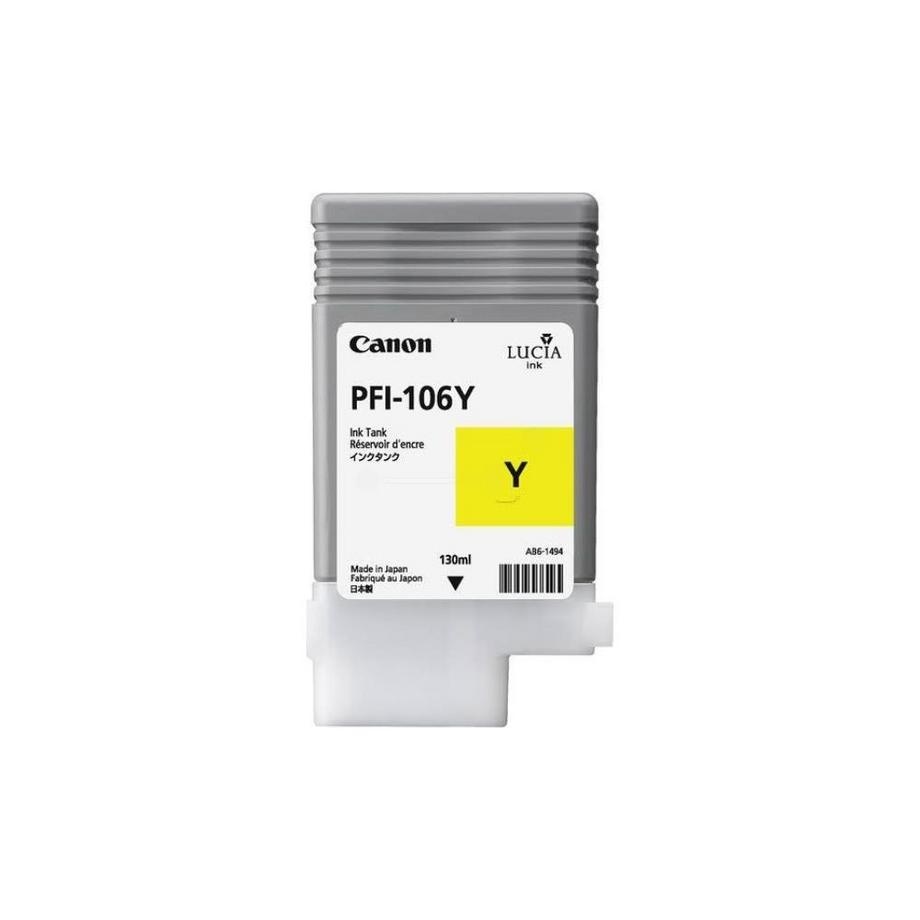 Canon  PFI-106 Y cartuccia d'inchiostro 1 pz Originale Giallo 
