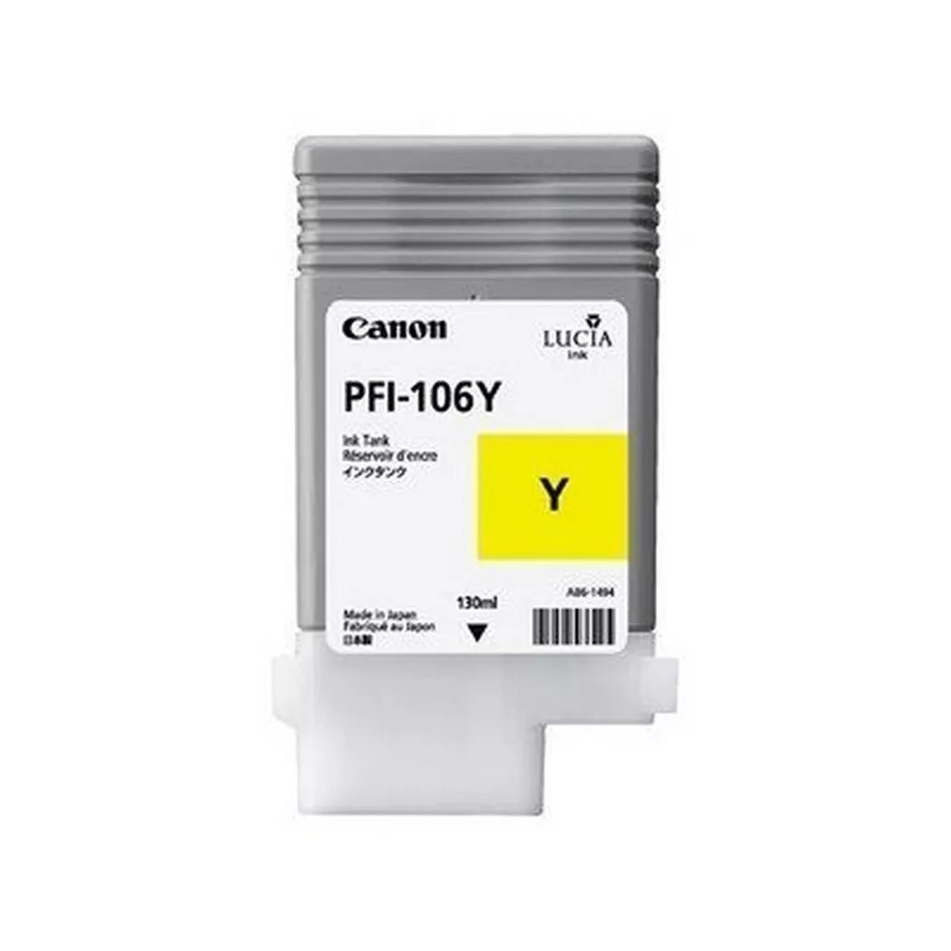 Canon – Tintenpatrone yellow PFI106Y iPF 6300/6350 130ml, One Size