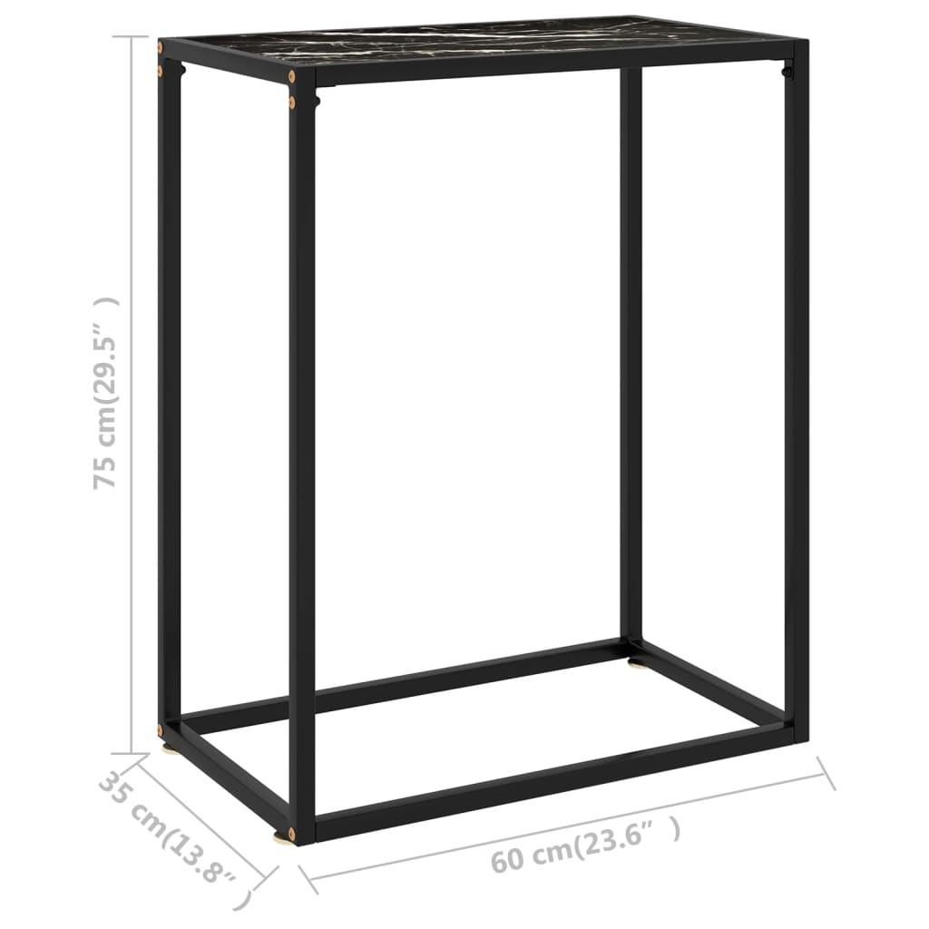 VidaXL Table console verre  