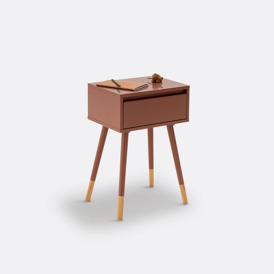 La Redoute Intérieurs Nachttisch Janik mit 1 Schublade  