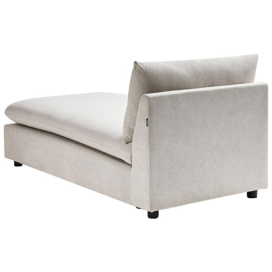 Beliani Chaiselongue aus Stoff Modern VIZILLE  