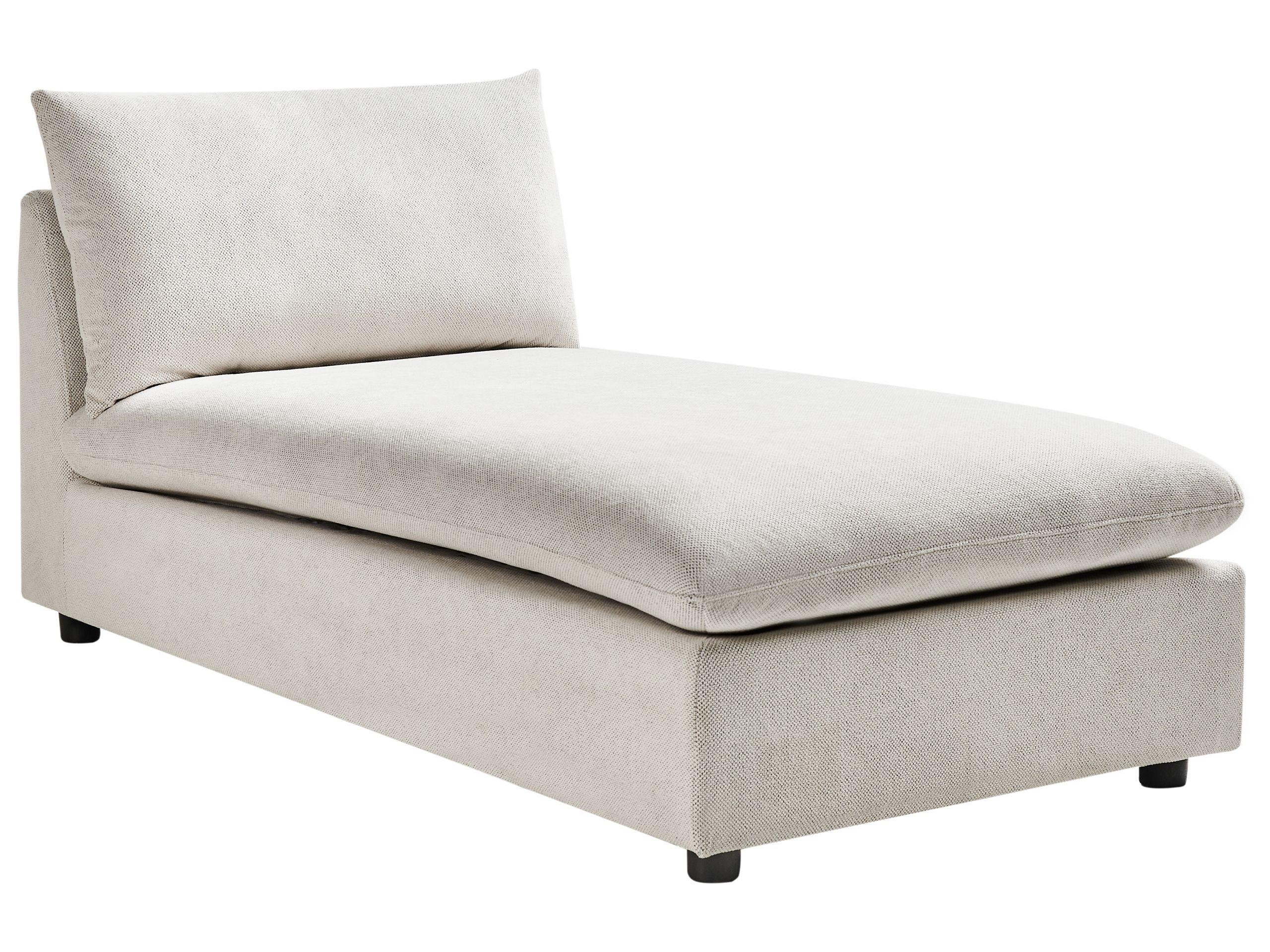 Beliani Chaise longue en Polyester Moderne VIZILLE  