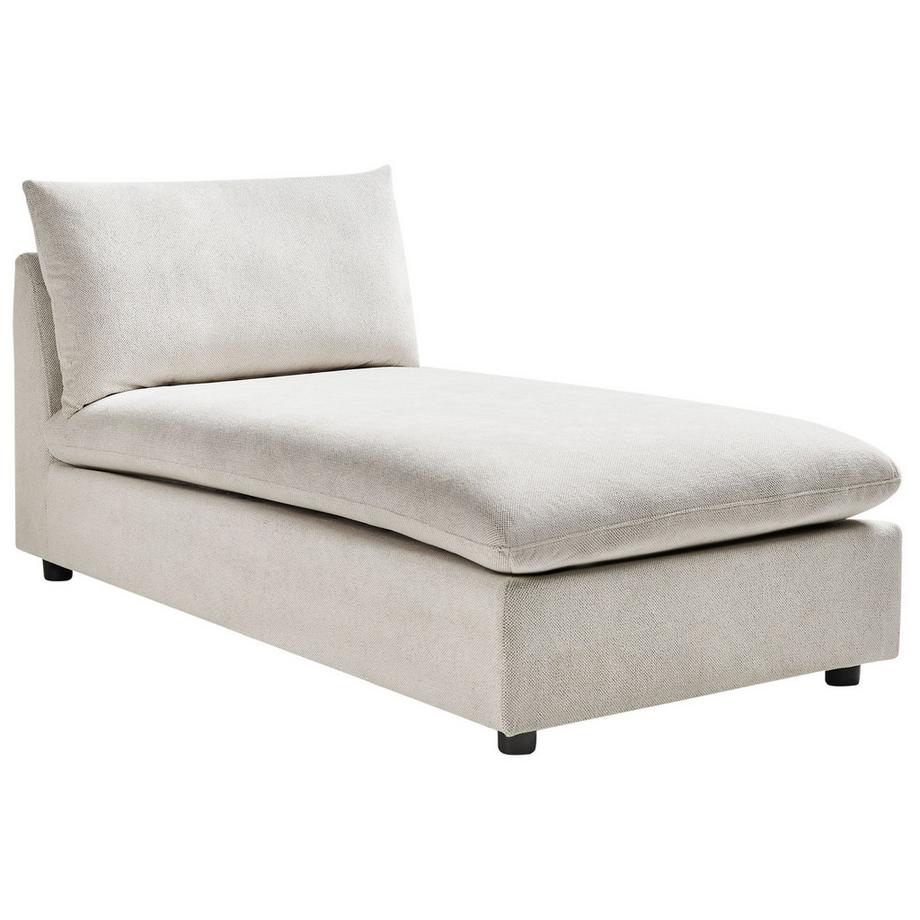Beliani Chaiselongue aus Stoff Modern VIZILLE  