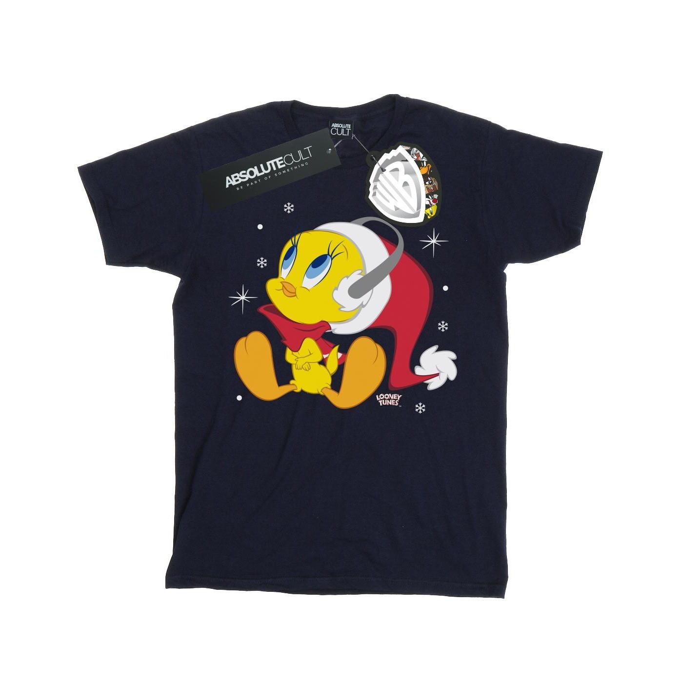 Image of Christmas Tweety Tshirt Damen Marine L