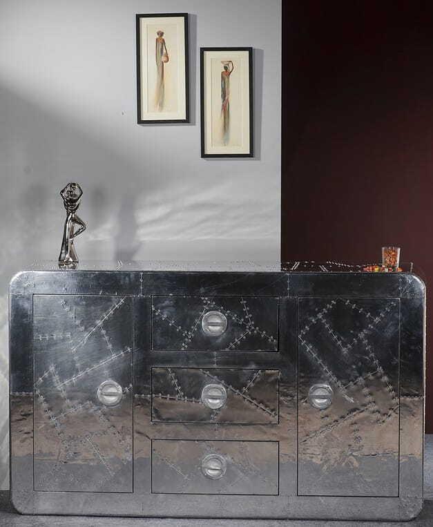 mutoni Credenza Aero argento 150x90  