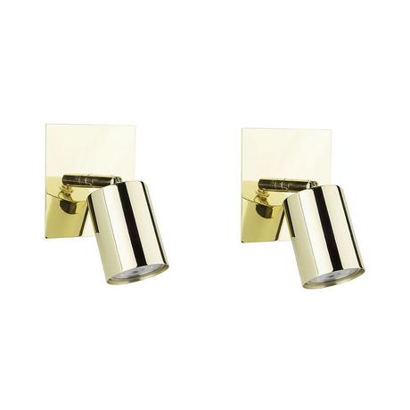 Beliani Set mit 2 Lampen aus Metall Modern TIGRIS  