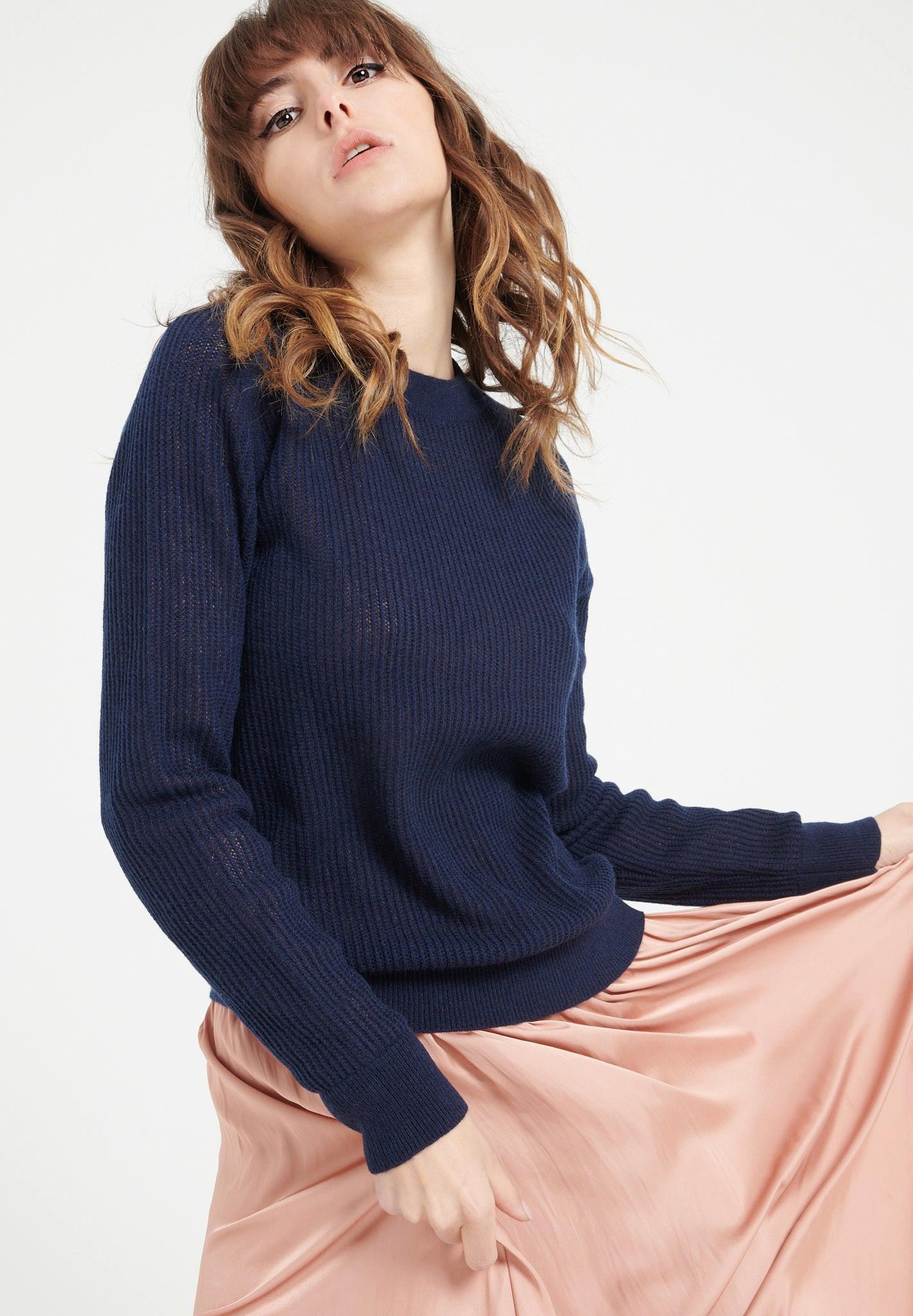 Studio Cashmere8  LILLY 23 Pullover mit Rundhalsausschnitt - 100% Kaschmir 