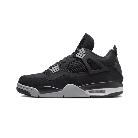 NIKE  Air Jordan 4 Black Canvas 