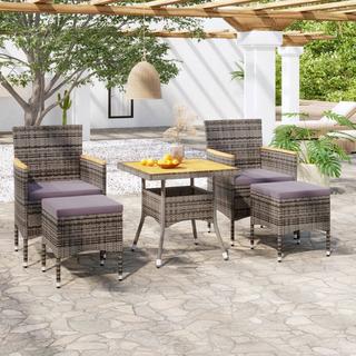 VidaXL Garten-essgruppe poly-rattan  