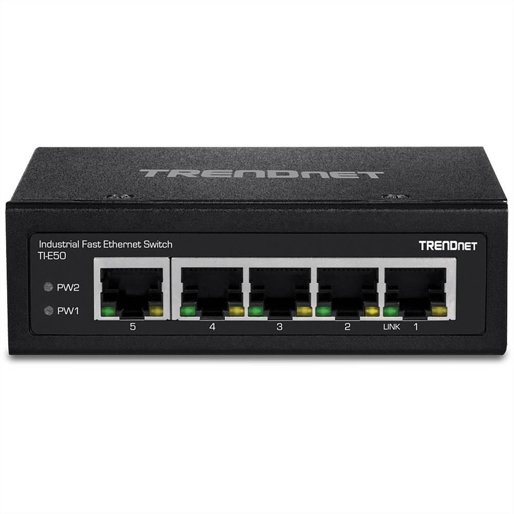 TRENDNET  Commutateur rail DIN industriel Fast Ethernet TRENDnet TI-E50 5 ports 