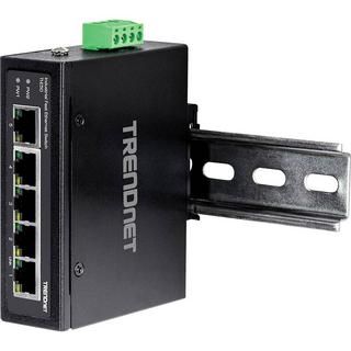 TRENDNET  TRENDnet TI-E50 Industrial Fast Ethernet DIN-Rail Switch 5-Port 