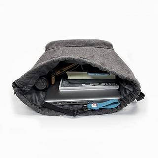 Only-bags.store Hipster Kordelzug Turnbeutel mit Innentasche  