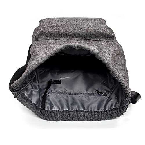 Only-bags.store Hipster Kordelzug Turnbeutel mit Innentasche  