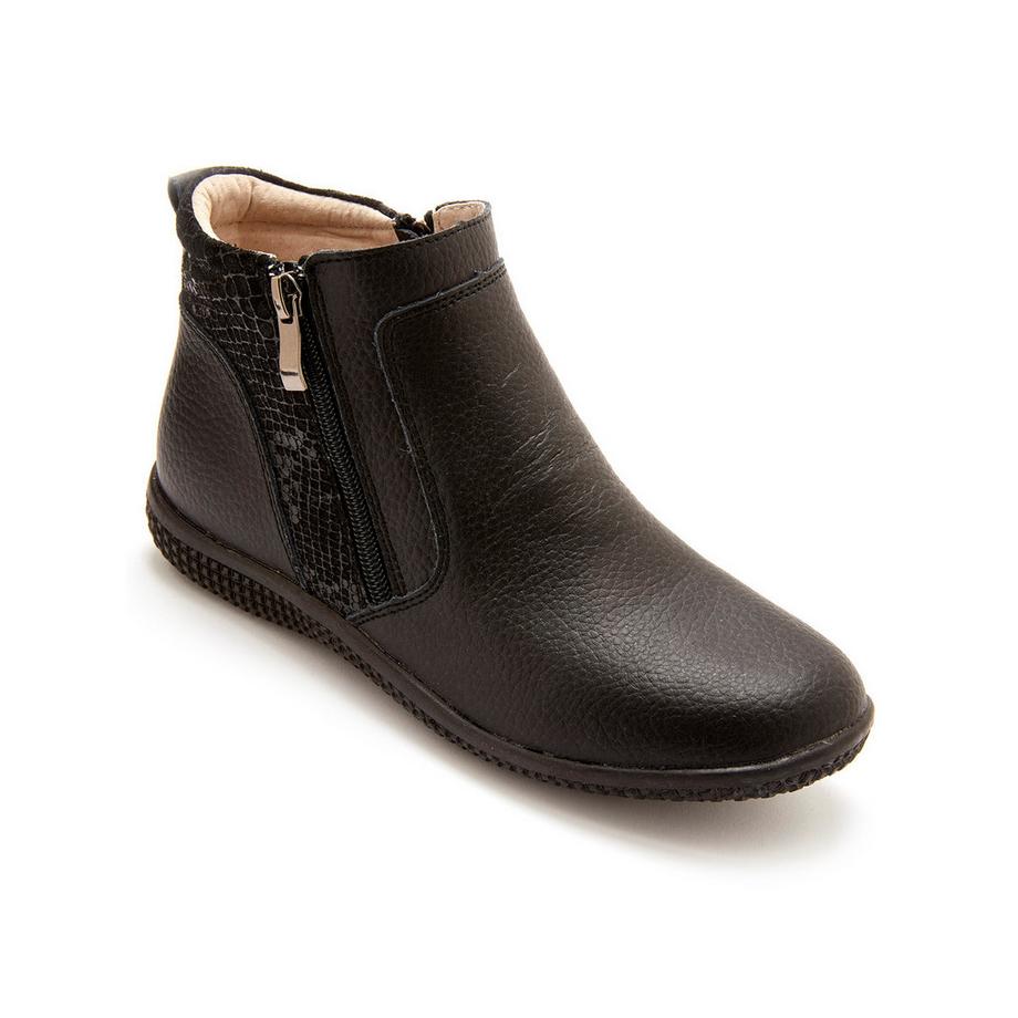 Pédiconfort  bottines double zip aérosemelle 