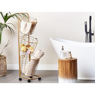 Beliani Supporto per cestino en Ferro Moderno AYAPAL  