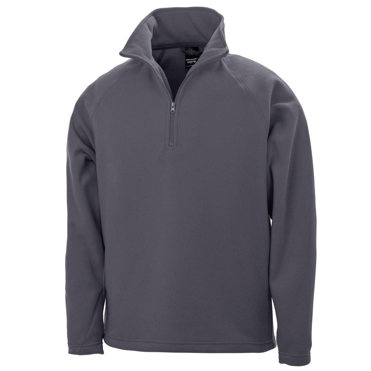 Image of Core Micron Fleecepullover Herren Charcoal Black XXL