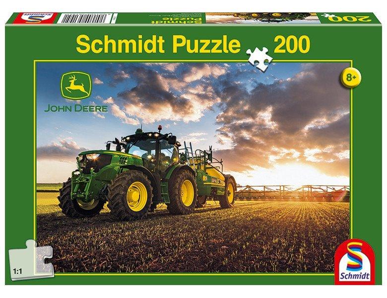 Schmidt  Puzzle Traktor 6150R mit Feldspritze (200Teile) 