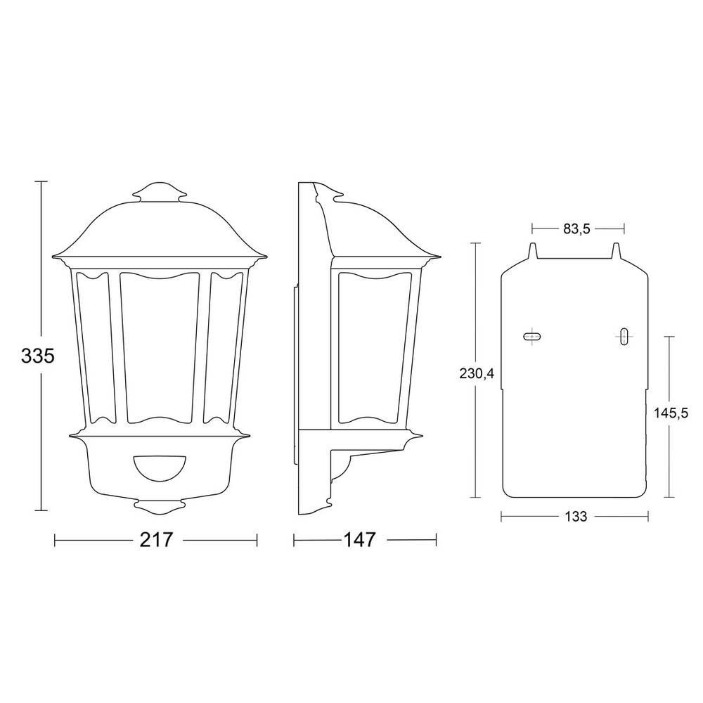 Steinel Applique murale d'extérieur L 190 S  