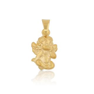 MUAU Schmuck  Pendentif ange en or jaune 750, 19x10mm 