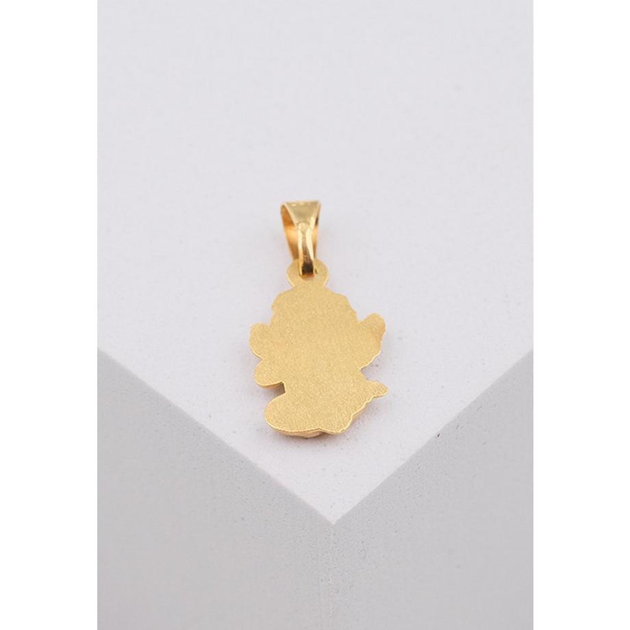 MUAU Schmuck  Engel Anhänger Gelbgold 750, 19x10mm 