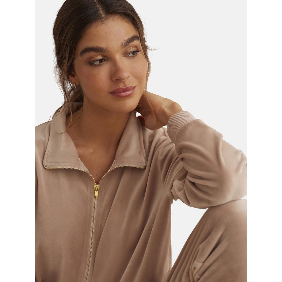 Selmark Freizeitkleidung und Pyjama Set mit Reissverschluss Jacke SPORTP90  