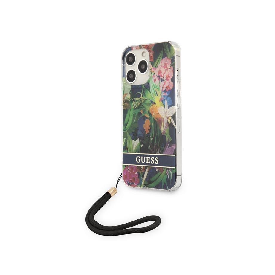 Cover per iPhone 13 Pro Flowers tracolla