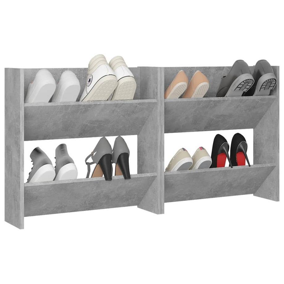 VidaXL Wand-schuhschrank holzwerkstoff  