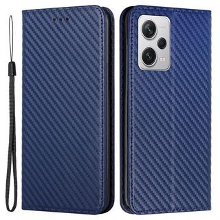 Cover-Discount  Xiaomi Poco X5 Pro - Carbon Look Flip Case Hülle 