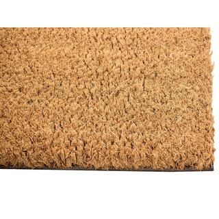 Beliani Fussmatte aus Kokosfasern Klassisch LANAO  