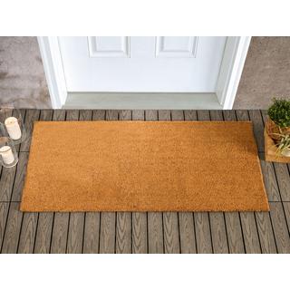 Beliani Fussmatte aus Kokosfasern Klassisch LANAO  