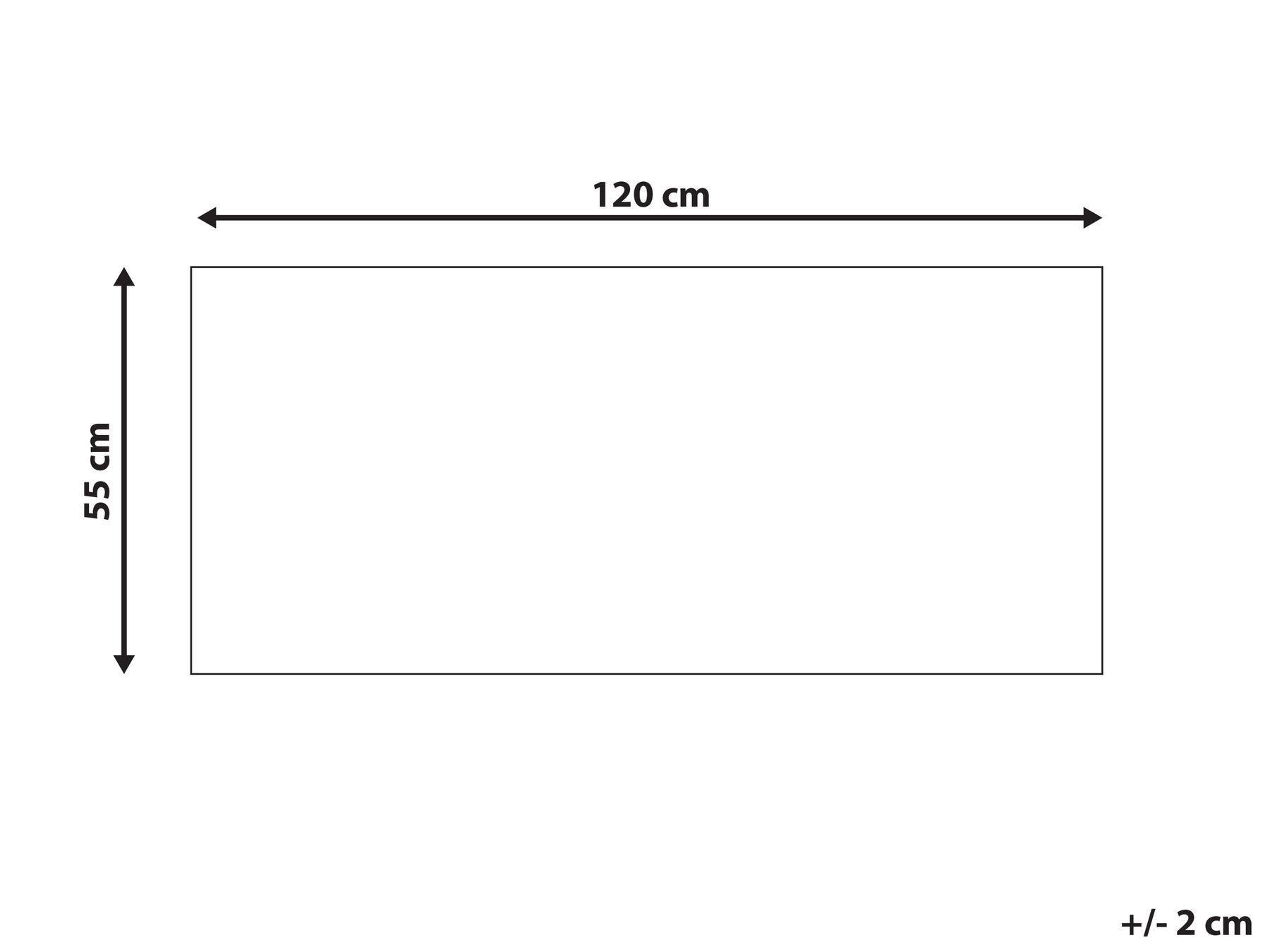 Beliani Fussmatte aus Kokosfasern Klassisch LANAO  
