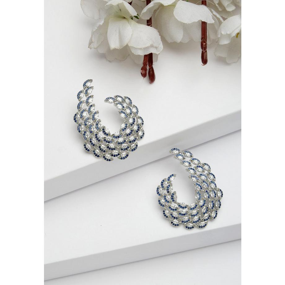 AVANT-GARDE PARIS  Diva Kollektion Cubic Zirconia Wolken-Ohrringe 