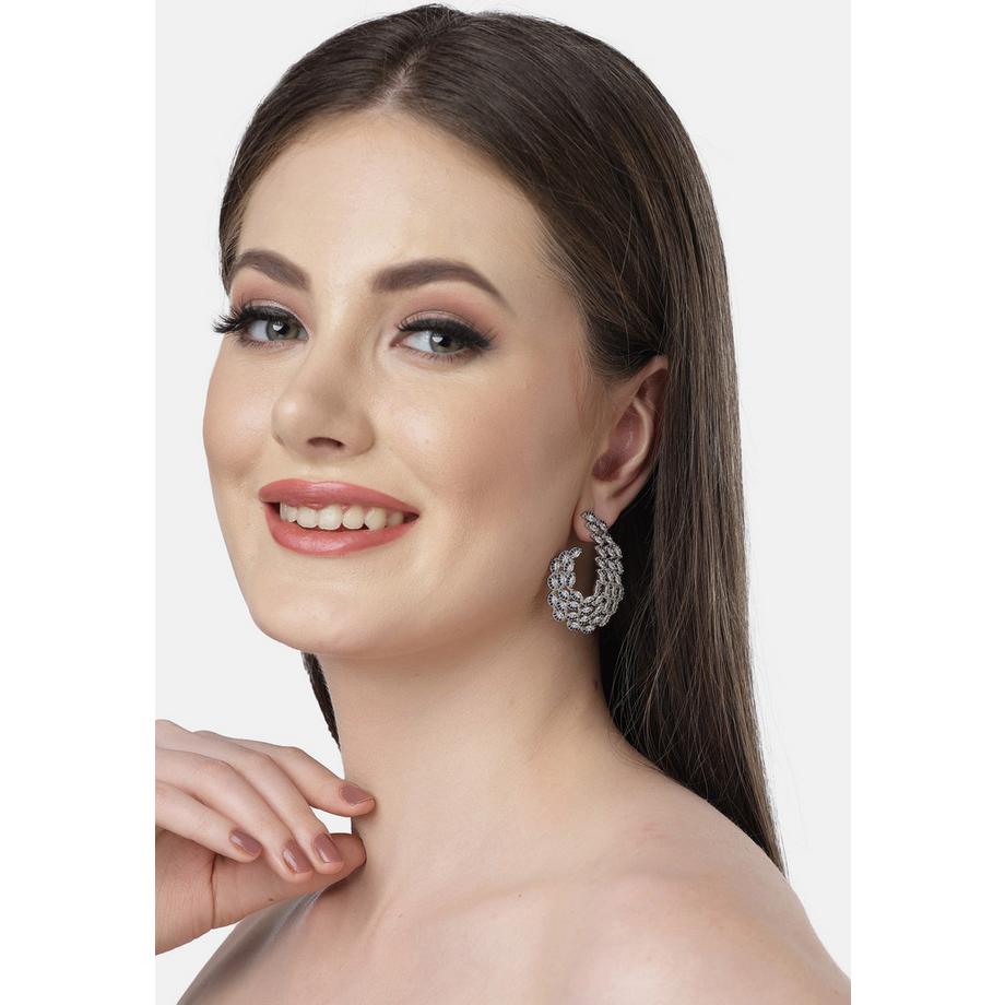 AVANT-GARDE PARIS  Diva Kollektion Cubic Zirconia Wolken-Ohrringe 