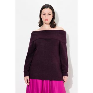 Ulla Popken  Pullover, Schulterausschnitt, Langarm, weicher Feinstrick 