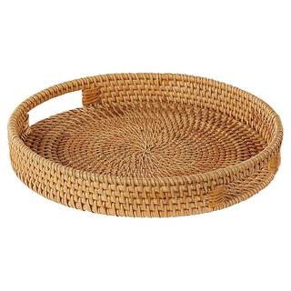 Beliani  Tablett aus Rattan Boho ADELSO 