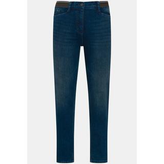 Ulla Popken  Jean Sarah, jambes étroites, ceinture élastique, 5 poches 