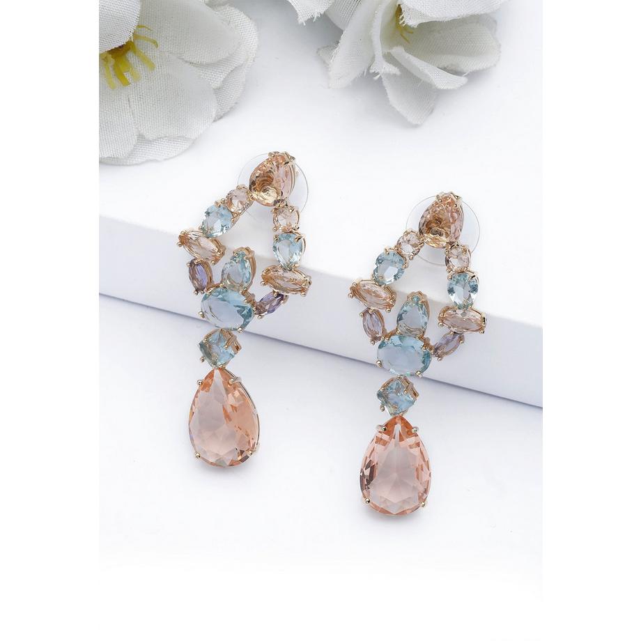 AVANT-GARDE PARIS  Schöne Champagner-Tropfenohrringe 