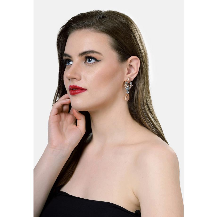 AVANT-GARDE PARIS  Schöne Champagner-Tropfenohrringe 