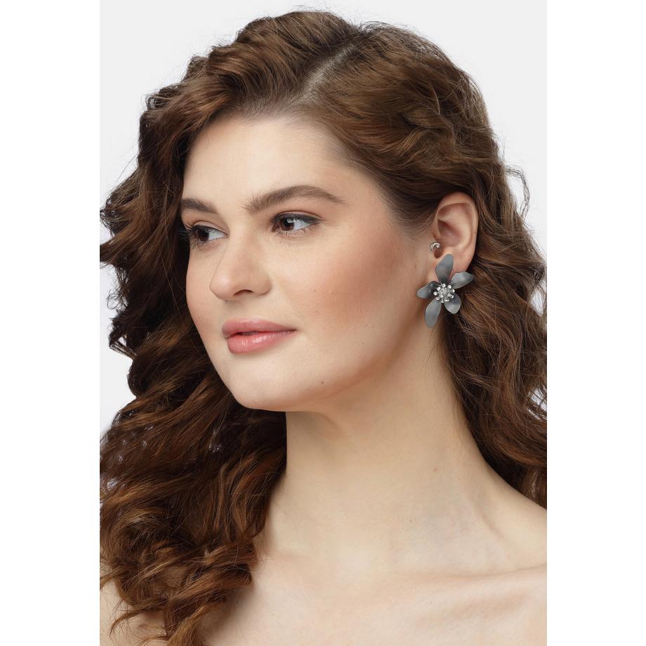 AVANT-GARDE PARIS  Florale Steckerohrringe 